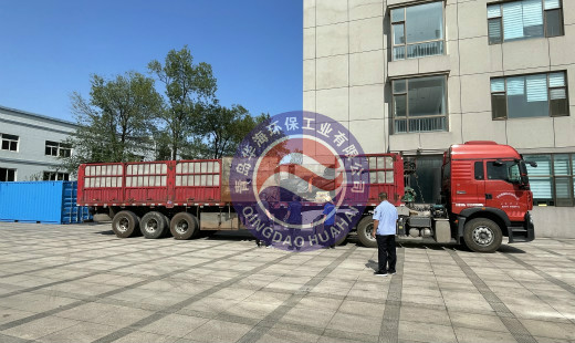 濟南客戶訂購的橡膠壩生產完畢準備發(fā)貨